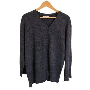 NWOT Ball Of Cotton Asymmetry Hem Sweater Gray Heather Size L